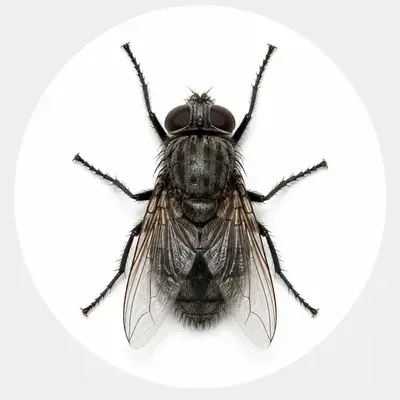 House fly close-up