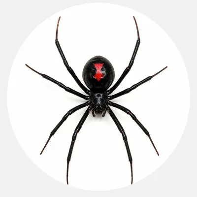 Black widow spider
