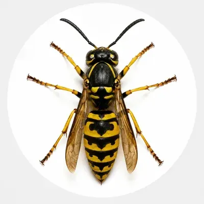 Paper wasp on a nest