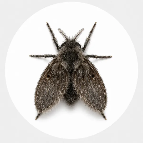 Drain fly close-up