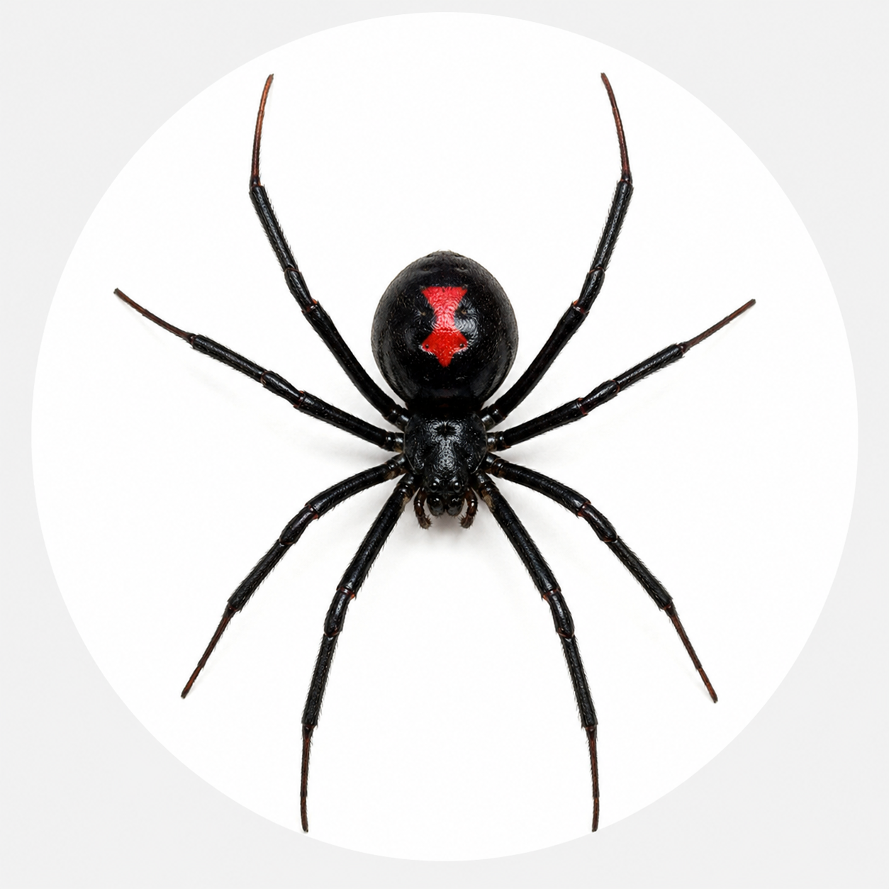 Black widow spider